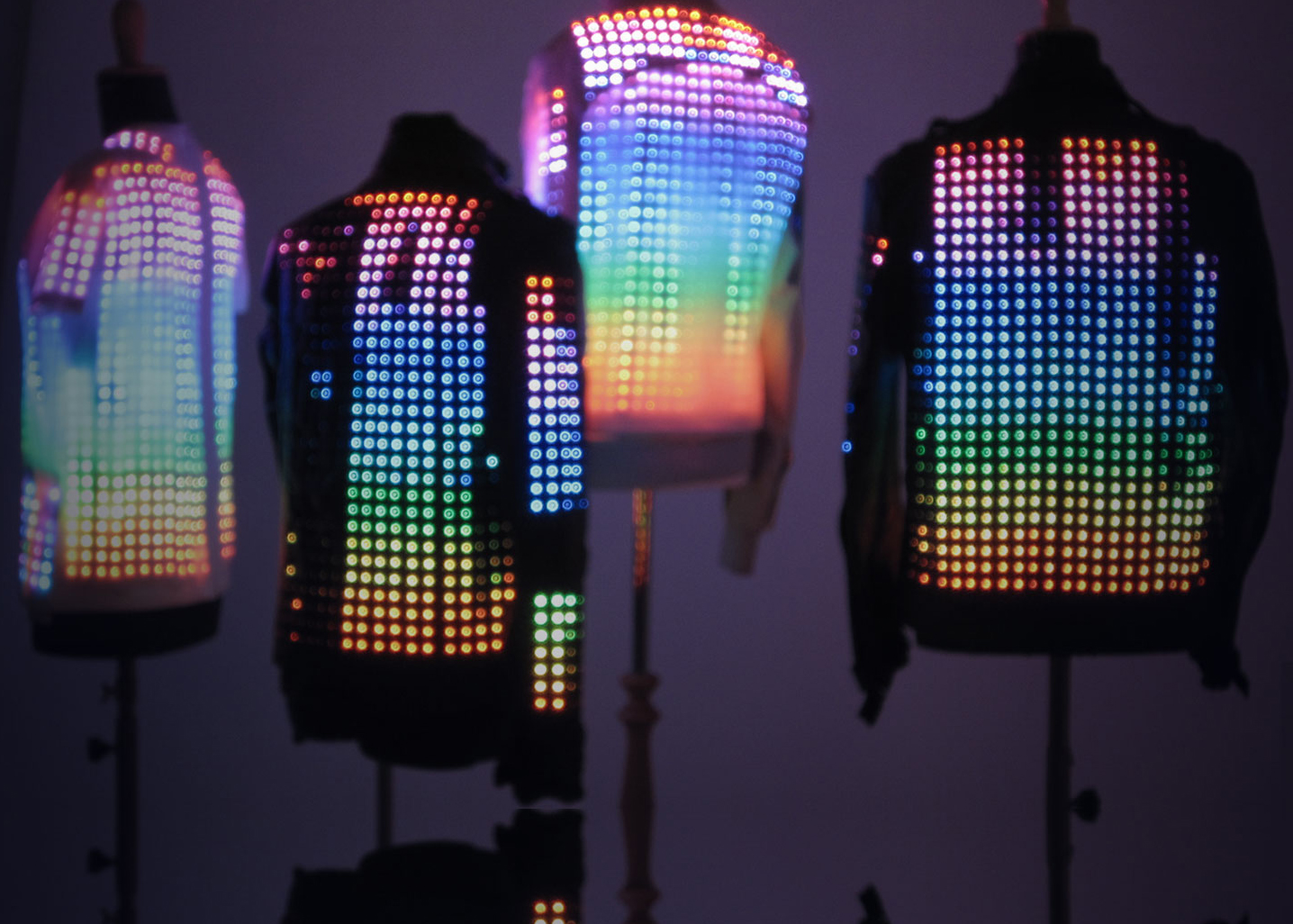 Interactive fashion label CutieCircuit created interactive jackets for rock band U2.